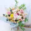 papier 20pcs/działka złota rama galaretka folia Flower Flower Paper Korean Style Bouquets Florist Waterproof Packing Papers Prezenty dla dziewcząt