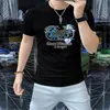 新しい2024ホットセールデザイナー高品質Tシャツ男性女性ビンテージホットドリルレター特大のTシャツカジュアルファッションティートップサイズM-5XL