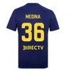 2024 Boca Juniors Soccer Jerseys 3 -й детский комплект Varela Zeballos Villa Full Kit 24 25 Cabj Camisa de Futebol Футбольная рубашка дома в гостях белый третий желтый марадона римский