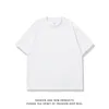 Men's T Shirts Crew Neck T-Shirts Short Sleeve Tops Cotton Plain Tees Black White