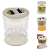 Bouteilles de rangement Pickles secs et humides Jar Pickle Olives Olives Coimber Sherglass Conteneur pour la cuisine Food Juice Séparateur Tools