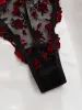 Delicate da donna fata reggiseno e set di mutande per biancheria da ricamo floreale sexy da ricamo floreale in pizzo trasparente set di lingerie a pelle corta