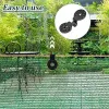 150 PCS Accessories Grommet Mesh Shade Net Clip Parts Cover Shade Cloth Garden Greenhouse Shade Cloth Clip