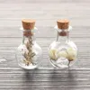 Garrafas de armazenamento 5 PCs/pacote mini vidro de cortiça de amostra vazia Jarros perfumes desejando frascos DIY DIY PENDANTES DE DECORAÇÃO DO HOME