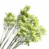 Flores decorativas pequenos gipsophila flores artificiais arranjo falso arranjo caseiro caseiro