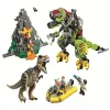 New Dinosaur Set 11580 10928 11337 10925 Tyrannosaurus Rex vs Ankylosaurus Building Blocks Brick Toys Gift for Children