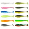 Mukun 10pcs Micro Soft Fish Loving приманки 0,5 г/40 мм T-Tail Brim Приманка Небольшая искусственная приманка Jig Wobblers Bass Pike Fishled