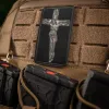 Tattico morale militare badge braccio dio crusader jihad adcile applique cristian cross patch Jesus Christ Fish ricamato