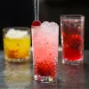 Copos de cocktail de cristal esculpido, copos longos para beber, suco de frutas e suco, escultura européia, padrão decorativo, bar