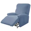 Stoelhoezen 1/3 stoelreckafdekking voor woonkamer Elastische vaste kleur Lazy Boy Relax leunstoelbank