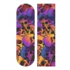 Mushrooms and Skull Skateboard Grip Tape Bubble Free Skateboard Griptape Sheet Easy to Apply Anti Slip Sand Paper Tape for Teens