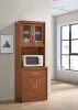 Ample Storage Kitchen Cabinet with 1 Drawer and 1 Large Open Shelf,Sturdy & Durable, plus Space for Microwave, Multiple Colors