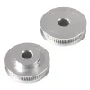 2 Set GT2 Synchronous Gear Pulley Wheel 20&60 Teeth 8mm Bore Aluminum Timing Pulley with 2PCS Length 200mm Width 6mm Belt