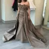 2024 Off Shoulder Mother of the Bride Dresses Appliques Detachable Mermaid Mother Gowns Formal Evening Mother's Wear