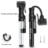 1 Set Bicycle Tire Pump Eco-Friendly Multi-Use Hidden Hose Cycling Suppors