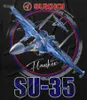 Tshirt da combattimento Russian Sukhoi Su35 Super Flanker Festa