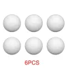 6pcs Tischfußball -Foosballs Ersatzball, Mini -Fußball -Tischfußballball, 36 -mm -Tabletop Game Fußball A2UF