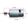 6V 12V 24 V RS550 RS570 8teth Ride on Power Wheel Electric Toy Car Servo Servo Motor Silnik