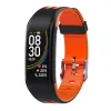 Armband S5 Ny BOOD -tryck Fitness Heart Mätare Steg Temperatur Smart armband Titta på sportarmband