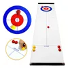 Il gioco di curling da tavolo per bambini, familiari per adulti divertiti al coperto di giochi sportivi da tavolo, facile da configurare