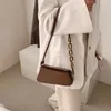 Bolso de cadena gruesa PU Bolsas cruzadas de hombro de cuero para mujeres 2024 bolsos y bolsos pequeños viajes femeninos tendencia de lujo