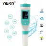 Yieryi 7 en 1 piscine chlore pH mètre professionnel sel / orp / tds / ec / fac tester spa hot printemps CL Analyseur de qualité de l'eau