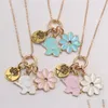 Colliers pendents mode éléphant fleur pendentifs Collier girls girls gits charme bijoux 1pcs drop livre dhzlg