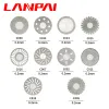 Lanpai 10pcs Dental Lab Lab Diamond Runting Disc Shank Mandrel Burs двойной боковой диск Политочный стоматология Инструменты