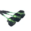 Ny dart av hög kvalitet 3st/set stålspetsade dart professionella inomhus sportunderhållning dart gröna axlar flygning