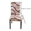 Camas de cadeira 1pc Capa de jantar à prova de poeira Elastic Slipcover Caso Stream Seat for Home El Banquet Room Y1S5