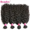 Beaufox Malaysian Curly Heum Hair Bundles Water Wave Wave Bundles 1/3/4 Bundle Offres Remy Ocean Wave Hair Bundles Extensions bon marché