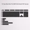 Acessórios 131 key white pbt keycap backlit rgb oem de perfil impressão lateral brilho através de keycaps para cereja mx teclado de jogos mecânicos