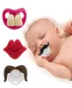 Napp 1 st läppar bröstvårtor silikon soother nappbarn baby kyss spädbarn småbarn roliga mun gåvor9286934