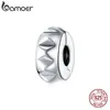 Bamoer Stopper Charm 925 Sterling Gear Perle Fit Fit Brand Original Brif Bracelet Bijoux Accessoires SCC1780