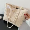 Bolsas de moda tecidas para mulheres AllMatch Womens Bag 2023 Bolsa de designer de luxo portátil Bolsa de piquenique de verão 240401