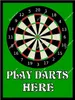 Spielen Darts Metallschild Zinnplatte Vintage Metall Wandaufkleber Retro -Stil Shabby Metal Plaque Zinnschild für Man Cave Club Bar Dekor Dekor