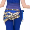 Nuovo stile Top Selling Belly Dance Waist Waist Waist Hip Scarf Bellydance Coins Belt Dancing Belcer's Bancer's Accessori del ballerino