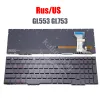 Claviers Nouveaux Ru US Clavier arabe pour ASUS ROG GL553 GL553V GL553VW FX553V FX553VD FX553V