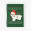 Cartoon Shih Tzu Spiral Notebook 120 Pages Suitable For Girls Women Child Study Office School College Student Birthday Gifts