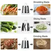 Manuel Cutter Cutter Slicer Multifinectional Round 3 en 1 Grater Potato Carot Cheese Kitchen Gadgets Kitchen Chopper Tools