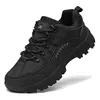 Fitnessschuhe Herumn Frühling Männer plus Größe Outdoor Leder Trekking Wanderschlneaker Mountain Camping Tracking Treking Wanderung 48 49