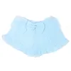 Baby flickor blommare blöja täcker barn spädbarn seersucker bror botten ruffle spets bowknot shorts trosor sommar knickers badkläder