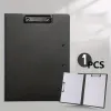 1PC A4 -Dateiordner Zwischenablage mit Abdeckung, Papierordner für die Schule, Stationery Office Supplies
