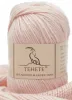 Tehete 35% filo di lana merino per maglieria a mano a 4 strati abbigliamento all'uncinetto leggero morbido long lussuoso filo di lana fai-da-te cassa cassa cassa in cashmere
