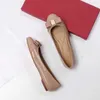 Tasarımcı Bale Daireler Ayakkabı Kadın Deri Daireler Bayanlar Ofis Elbise Ayakkabı Sivri Ayak Ayakkabı Gelin-Maid Kadın Düğün Ayakkabıları
