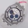 Эксклюзив AP Forist Watch Epic 26231 Royal Oak Panda Face Women Fine Steel Diamond Watch Автоматические машины Швейцарские часы знаменитые роскошные часы