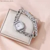 Wristwatches fashion small dial steel bracelet band women dress240409