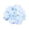 Fleurs décoratives 12pcs / pack Floral Wedding Party Fake Bedroom DIY Centre central artificiel Hortensia Head Bouquet Salon