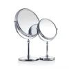 Magriseur de maquillage de grossissement 360 Miroir cosmétique de bureau professionnel rotatif 8 "support de magnificateur à double face