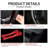 Echte lederen stuurwielhoes voor autoproducten Braid stuurwielbeschermer voor BMW E46 Golf 4 5 Accessoires